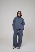 SEEMLY BASIC HOODIE CHARCOAL M