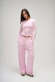 SEEMLY ROUND LONG SLEEVE PINK S