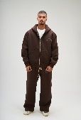 SEEMLY SWEAT SHIRT BROWN L