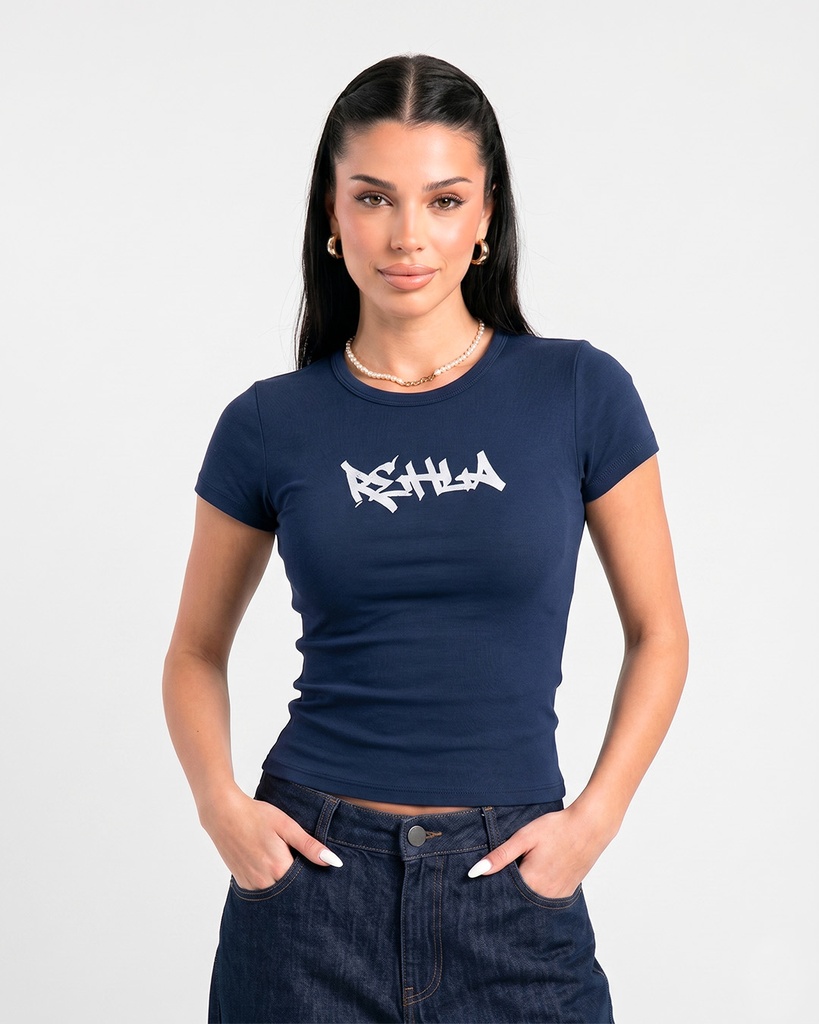 REHLA BABY TEE NAVY BLUE M