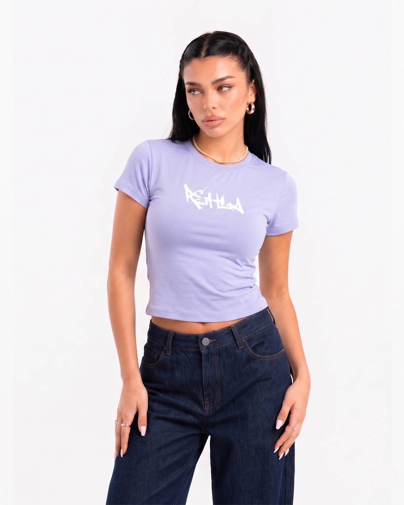 REHLA BABY TEE LAVENDER L