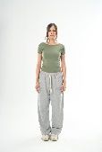 SEEMLY SUMMER SWEAT PANTS LIGHT GREY L