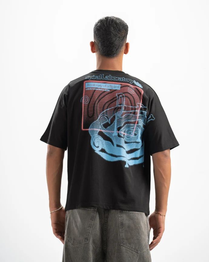 SPIRAL THEORY TEE BLACK M