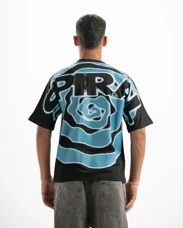 SPIRAL MOTION T-SHIRT BLACK XS