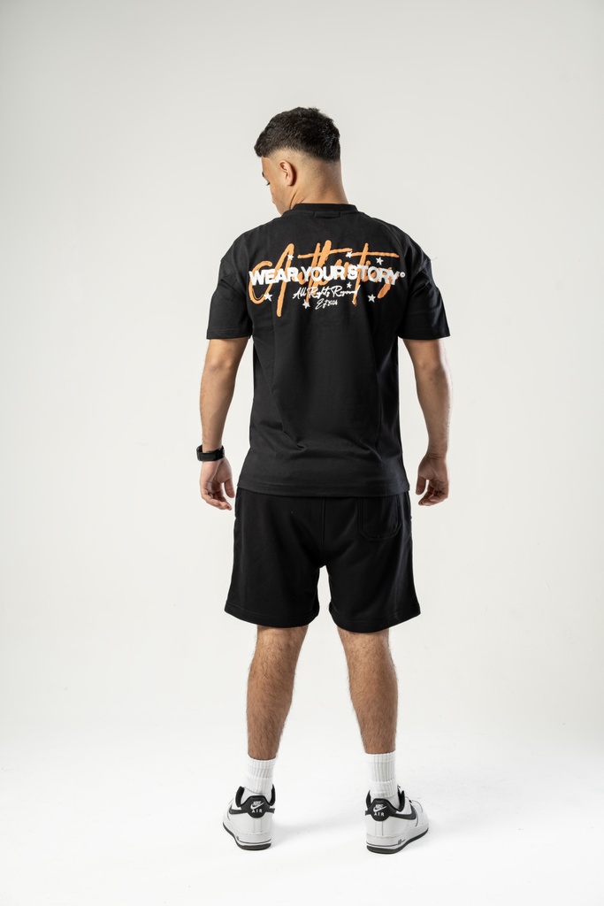 ZODIAC SIGNATURE STORY TEE BLACK M