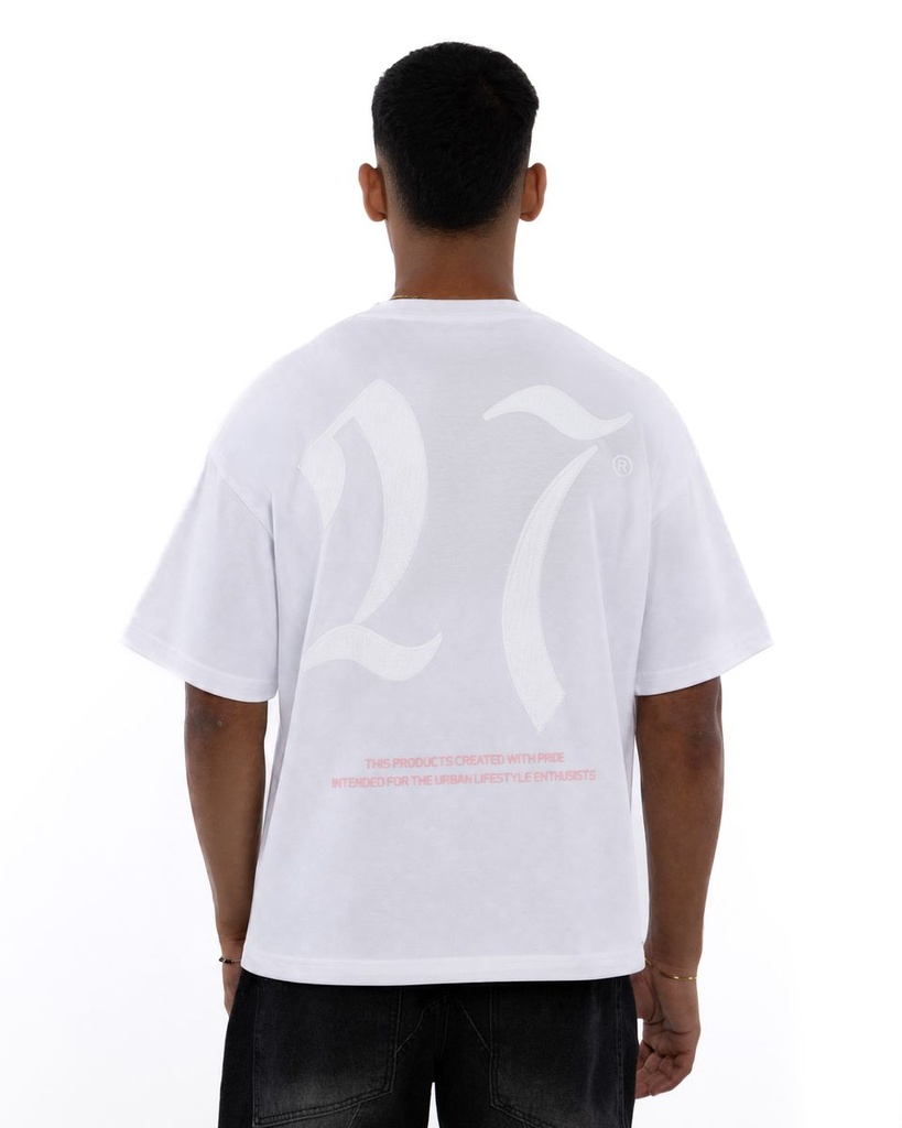 27 PUFF TEE WHITE M