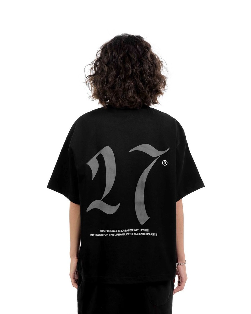 27 PUFF TEE BLACK M