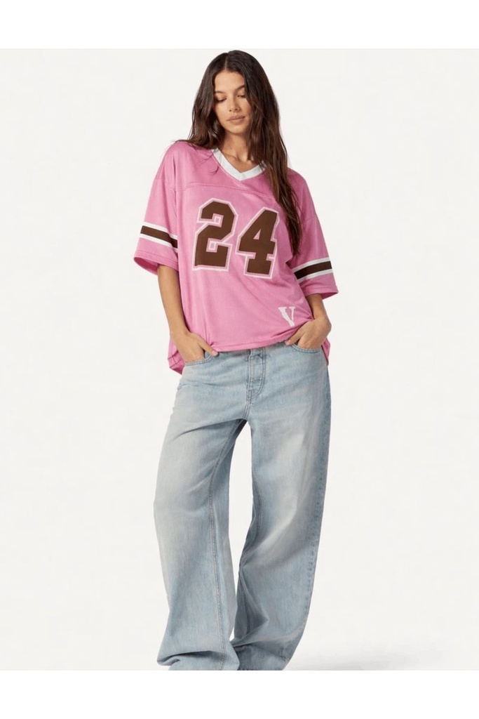 VOTCH  PINK X BROWN JERSEY M