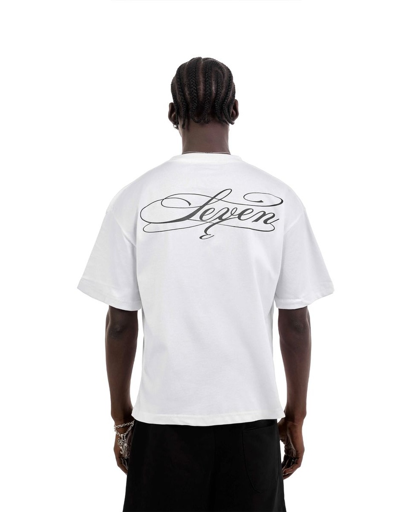 27 CLASSIC SEVEN WHITE TEE S