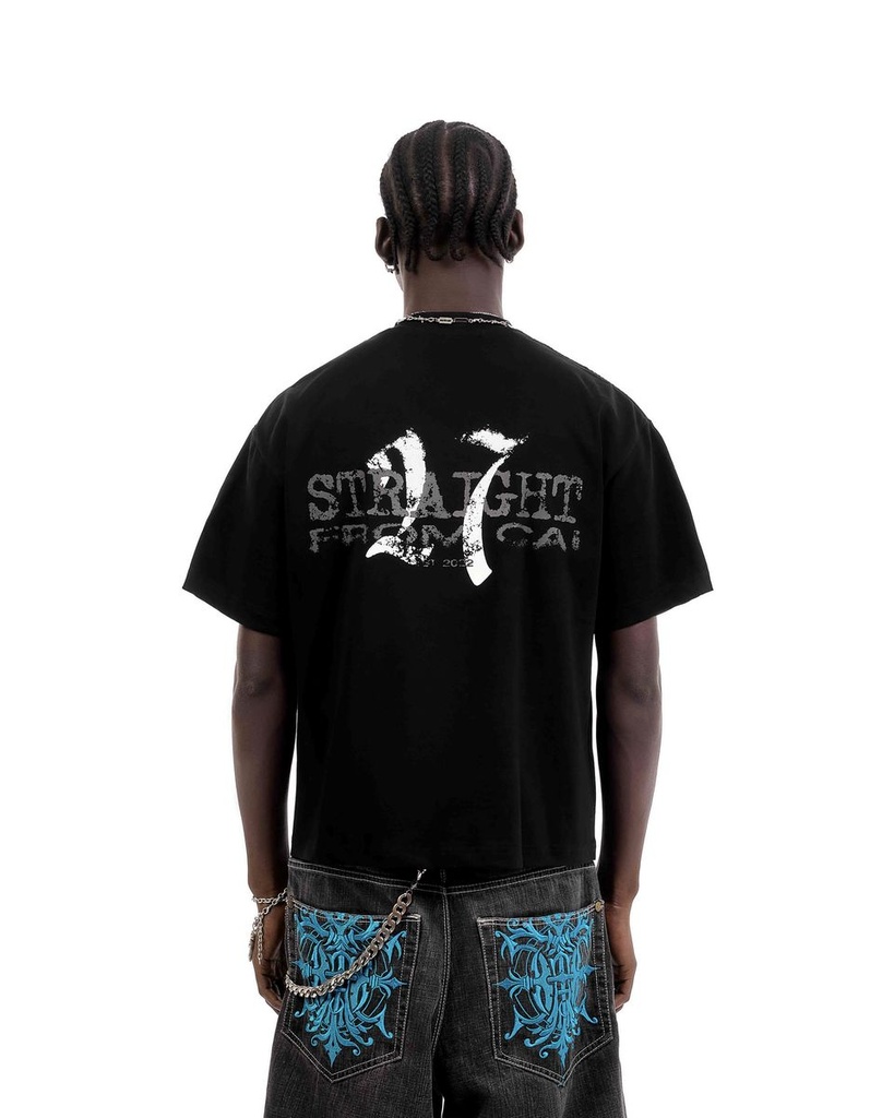 27 STRIAGHT FROM CAI BLACK TEE M