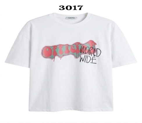 FOURTEEN WORLD WIDE TEE WHITE M