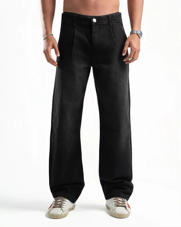 SPIRAL BASIC JEANS BLACK 32