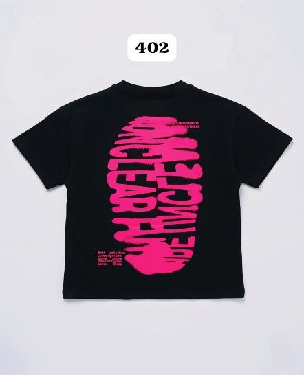 FOURTEEN UNMARKED TEE BLACK 6Y