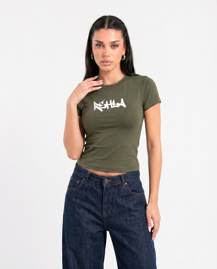 REHLA BABY TEE OLIVE S