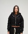 SEEMLY BABY ZIP UP BLACK S
