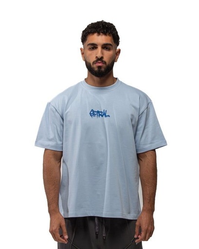 SPIRAL ART TEE BABY BLUE XS