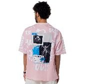 Seemly Incautious graphic tee in pink