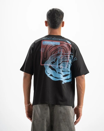 SPIRAL THEORY TEE BLACK XS