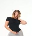 SEEMLY SUMMER ROUND TOP BLACK S
