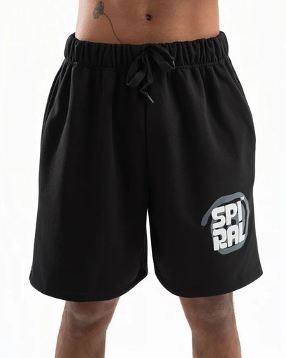 SPIRAL SHORT IN BLACK S