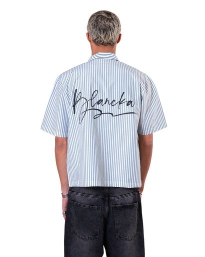 BLANCKA  STRIPED SHIRT BLUE S