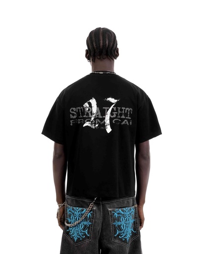 27 STRIAGHT FROM CAI BLACK TEE S